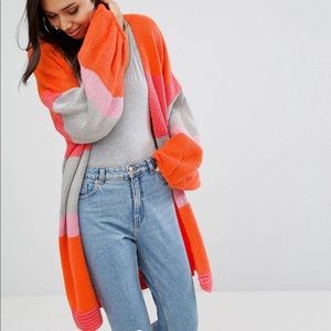 color block cardigan